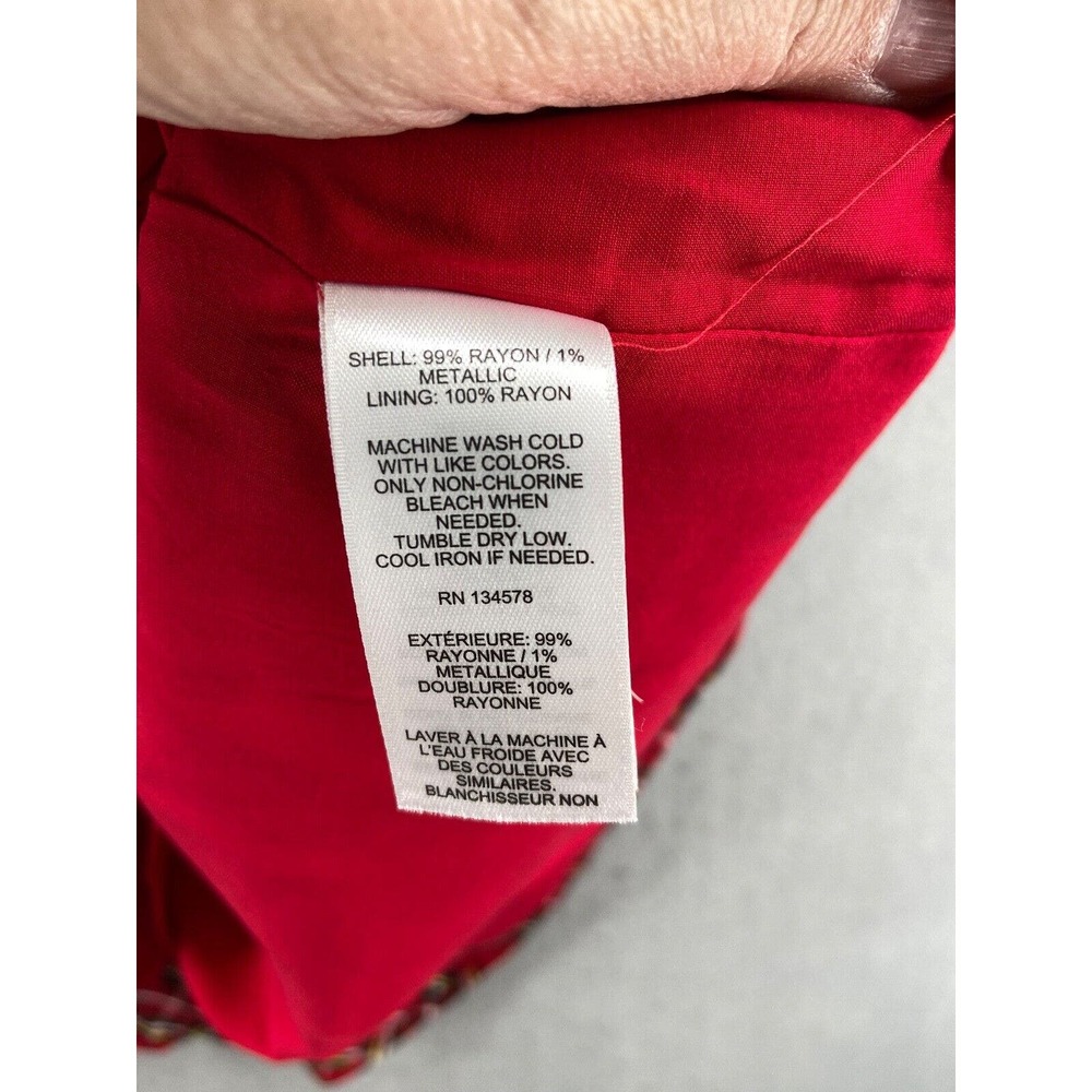 NWT Vineyard Vines Dress Girls Sz 4 Red Tartan Plaid Ruffle Cap Sleeve Midi - Picture 7 of 15